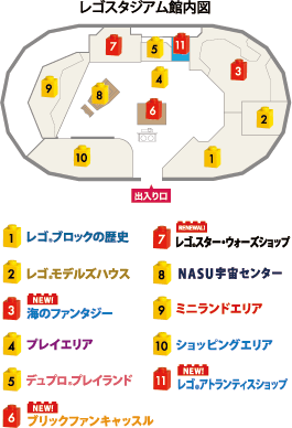 レゴスタジアムマップ